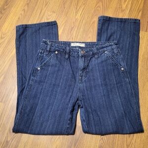 Rock & Roll Hooey Women’s High Rise Bootcut Jeans W28 L32 Western Dark Denim C59